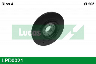 LUCAS ENGINE DRIVE lpd0021 -  Ременный шкив, коленчатый вал